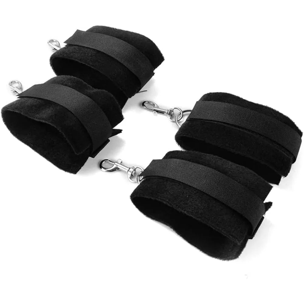 Columpio sexual BDSM ajustable para puerta, con correas ajustables, para colgar en la puerta, esposas, ataduras para muñecas y tobillos, juguetes sexuales.