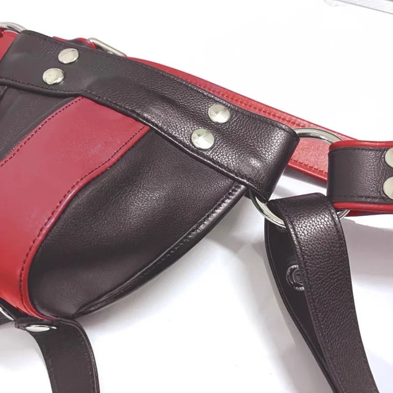 2024 Lencería sexy para hombre, suspensorio, pantalones exóticos, arnés de cuero, lencería sexy, BDSM, bondage, fetiche, gays, hombre, escenario, ropa de discoteca