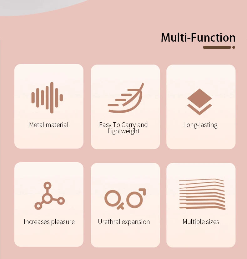 Erwachsene Sexspielzeug für Männer Penis Plug Dehnung Männliche Privatgüter Glatter Kopf Edelstahlkatheter Harnröhrengeräusche Dilatatoren