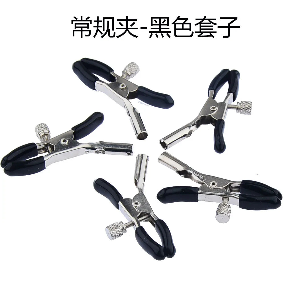 Pinzas para pezones BDSM, juegos para adultos, pinzas para pezones para mujeres, accesorios estimuladores, masajeadores, juguetes sexuales de bondage para mujeres y parejas.