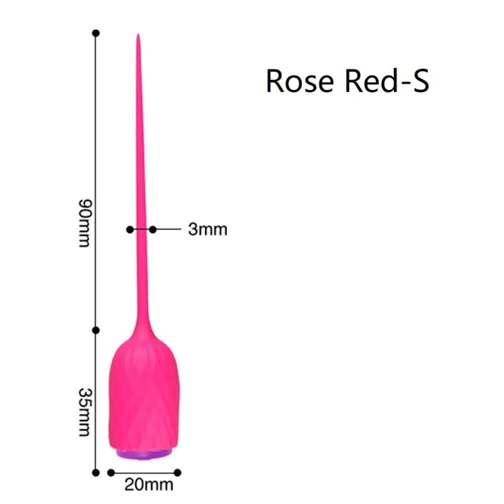 Long Urethral Catheter Vibrator Urethra Sound Dilator Penis Plug Vibrating Male Masturbator Prostate Massager Sex Toys For Men