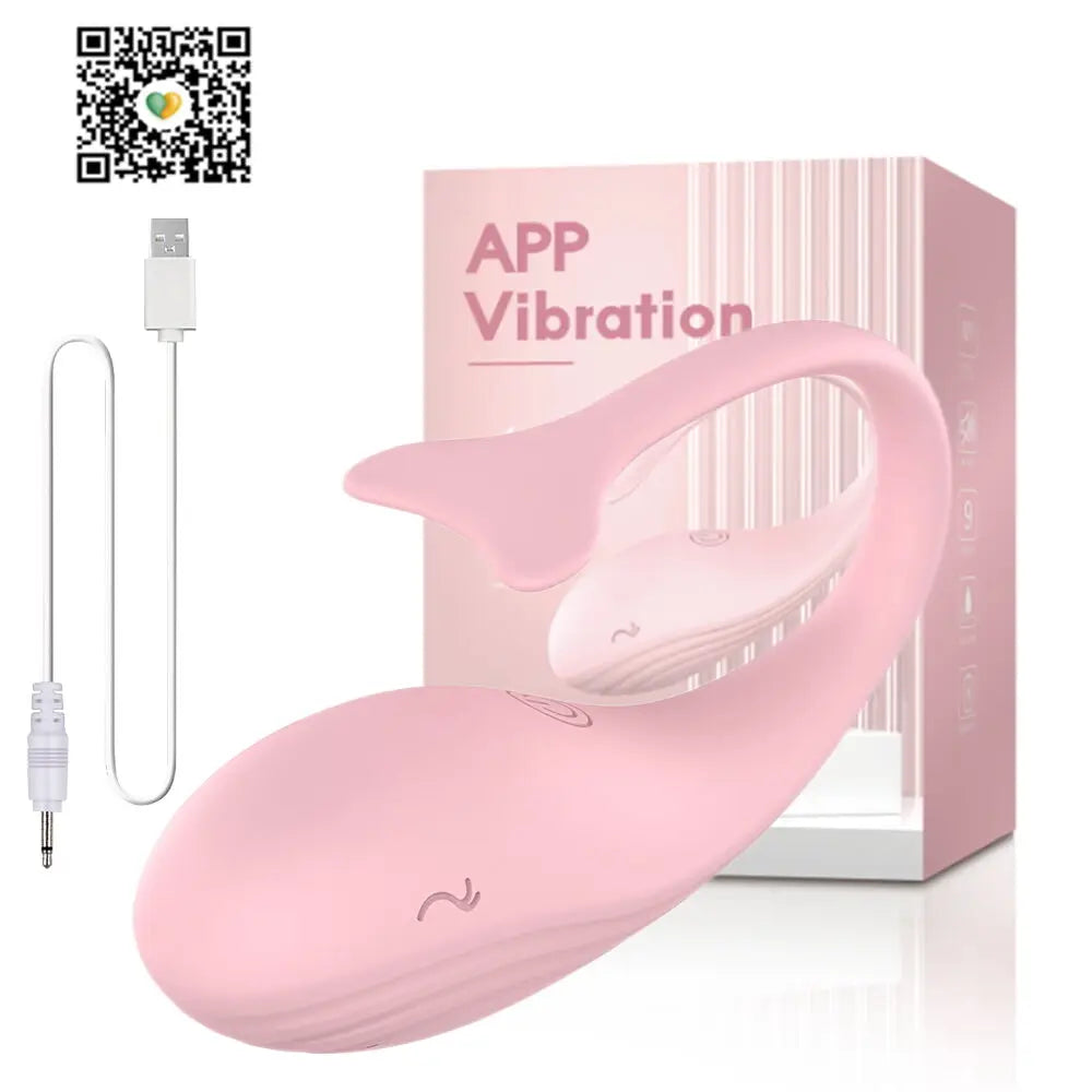 Drahtloser Bluetooth-App-Vibrator mit Fernbedienung für Frauen, Klitorisstimulator, G-Punkt-Massagegerät, Sexspielzeug für Frauen und Erwachsene, Höschen
