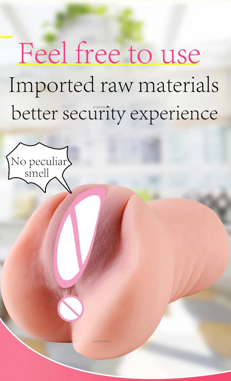 Sexspielzeug für Männer Vagina Männliche Masturbatoren Cup Echte Pussy Echte Vagina Sexspielzeug Silikon Produkt für Erwachsene 3D Realistischer Masturbator