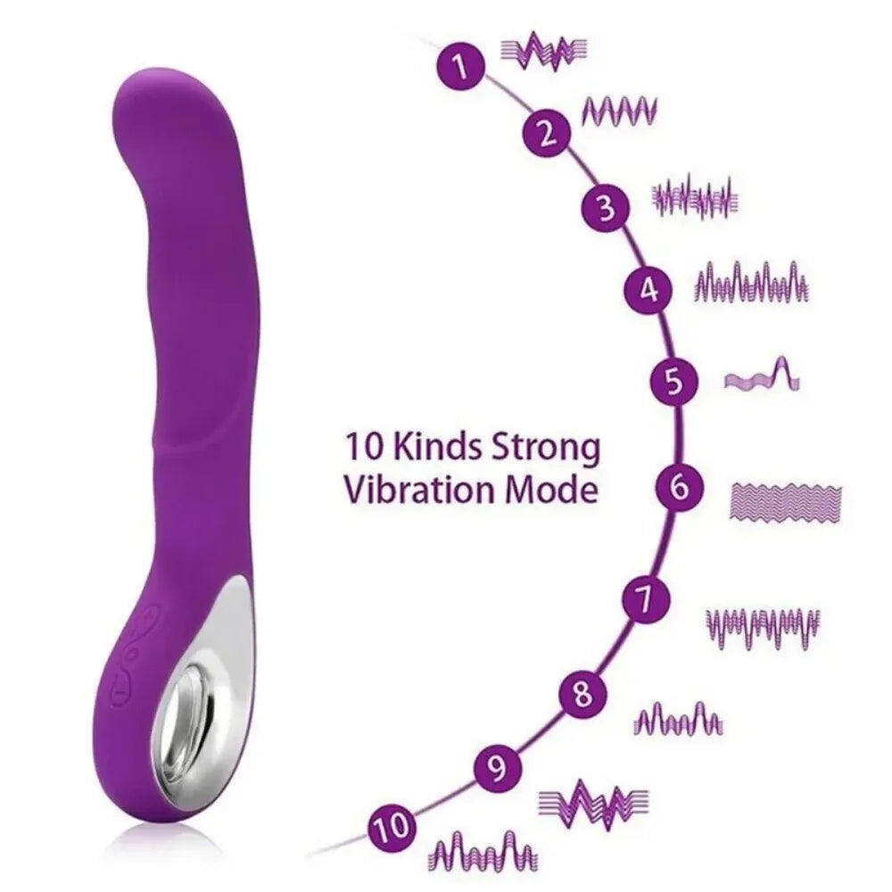 Doppelmotor-Vibrator, 10-Frequenz-Dildo, weiblicher Anal-Vagina-Klitoris-Masturbator, Erwachsene, Sexshop, vibrierendes Sexspielzeug für Frauen
