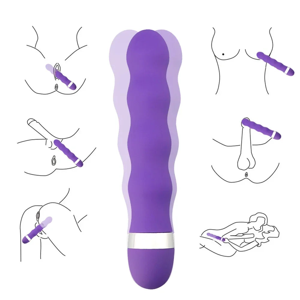 Vibrator for Couples Dildo AV Stick Vibrators G-spot Clitoris Massager Stimulator for Woman Men Adults Female Dildo Shop Goods