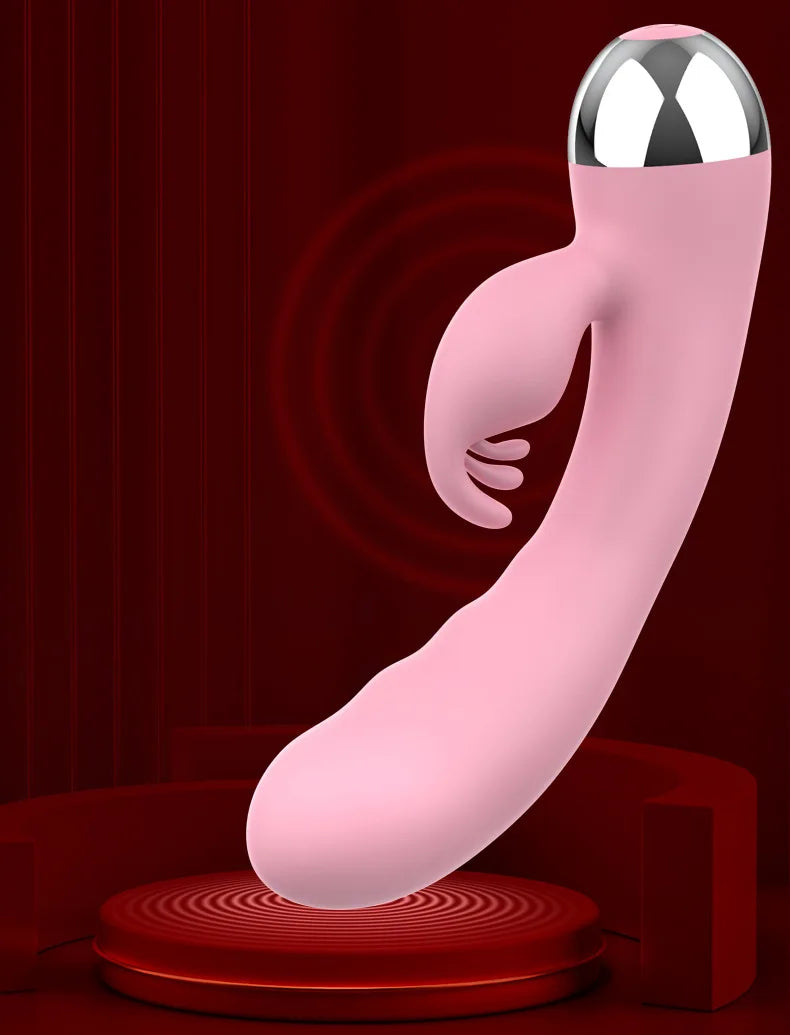 Vibrador para mujer con 12 modos de vibración | Estimulador dual de clítoris y punto G | Juguete sexual impermeable para mujeres y parejas | Placer para adultos