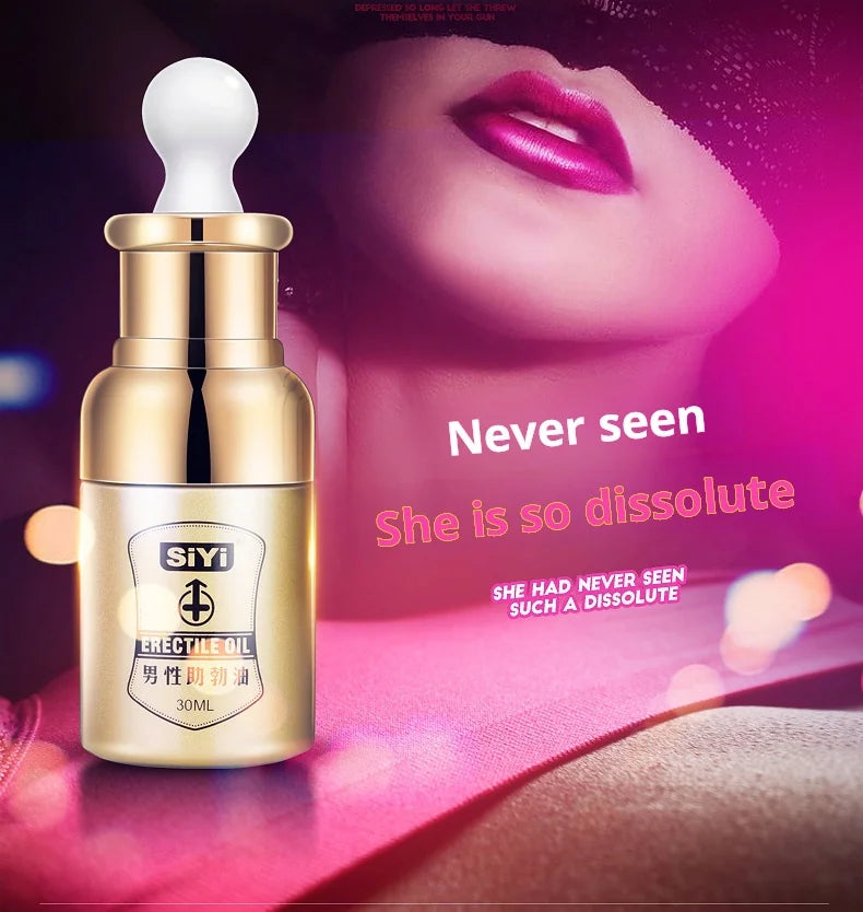 Aceite para agrandar el pene, potenciador del crecimiento y el tamaño, aceite de masaje afrodisíaco para aumentar el rendimiento y el placer sexual.