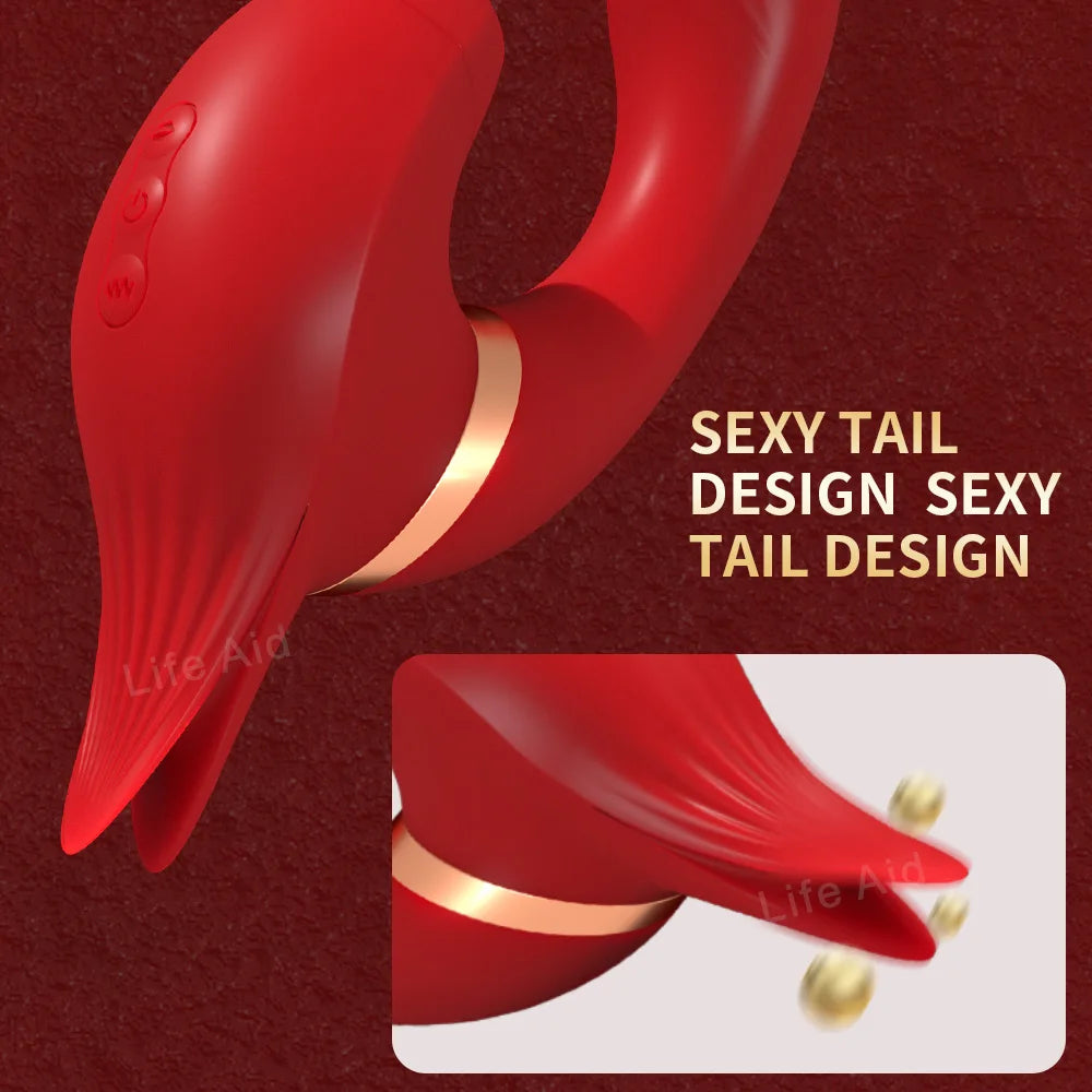 Doppelvibration Zauberstab Vibrator für Frauen Vagina Massagegerät Dildo Weibliche Klitoris Stimulator Masturbator Sexspielzeug Erwachsene 18