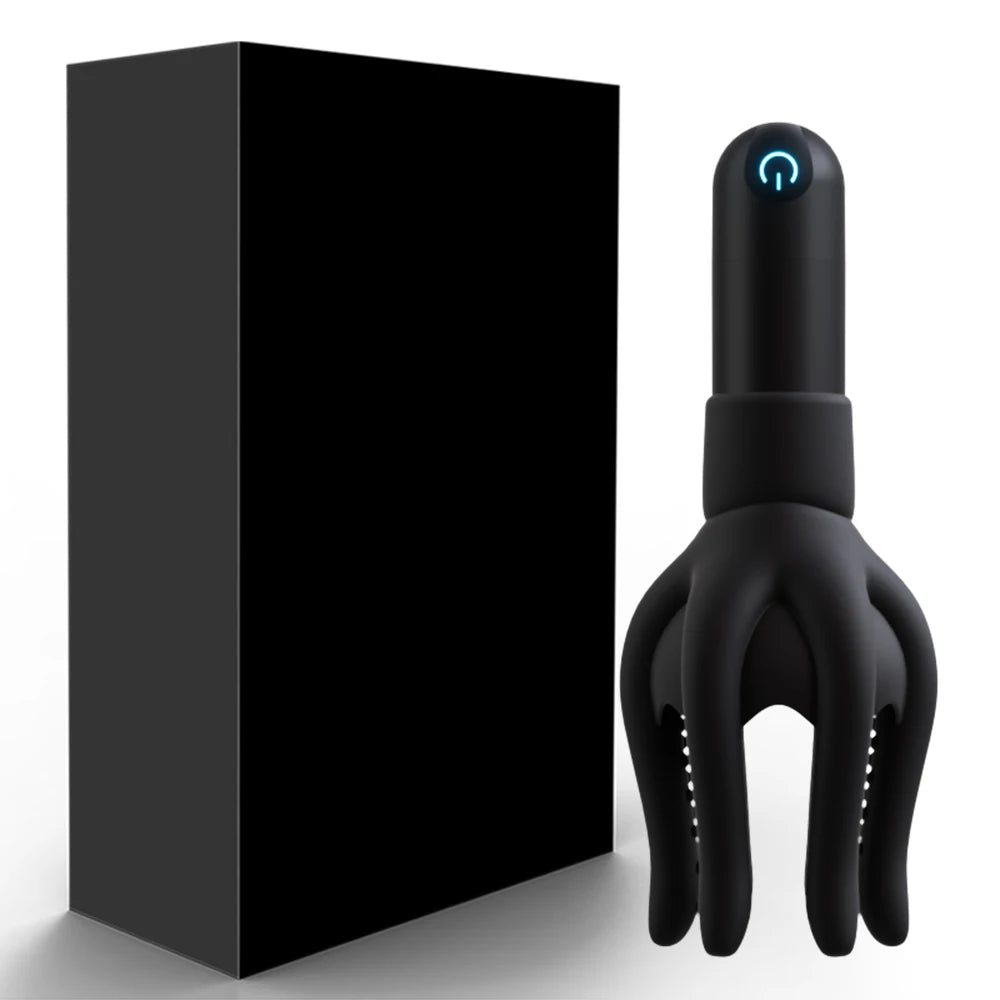 Masturbador masculino vibrador, vibrador para glande, masajeador eléctrico de pene, ejercitador retardante, estimulador de vibraciones, juguetes sexuales para adultos.