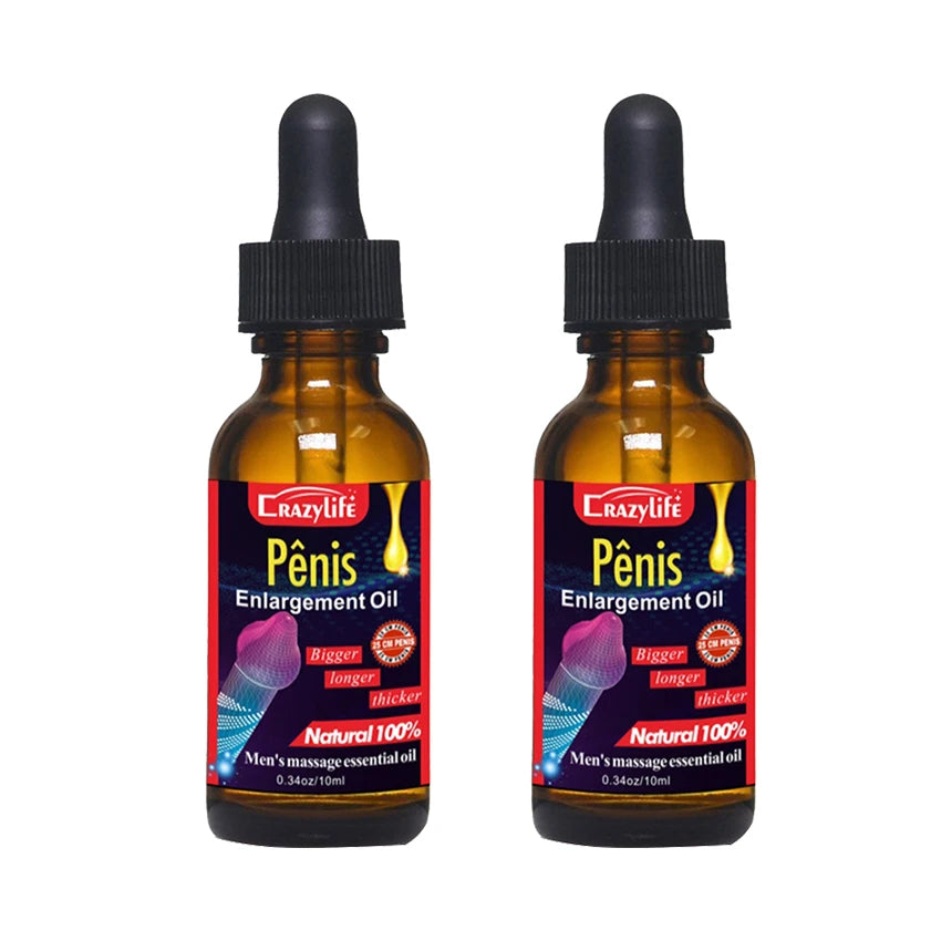 Aceite para agrandar el pene, aumentar la erección, aceite de masaje, cuidado personal masculino adulto, producto sexual líquido para retrasar el orgasmo.