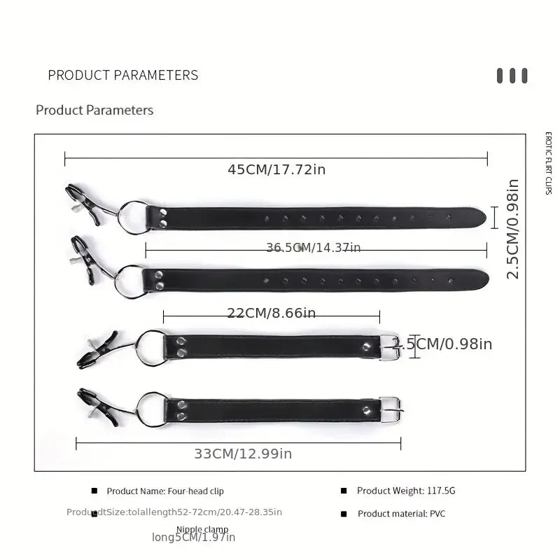 Pinza separadora de labios BDSM para pezones, clítoris sobre clítoris, bondage SM, estimulador de vagina abierta para mujeres, juguetes sexuales para adultos