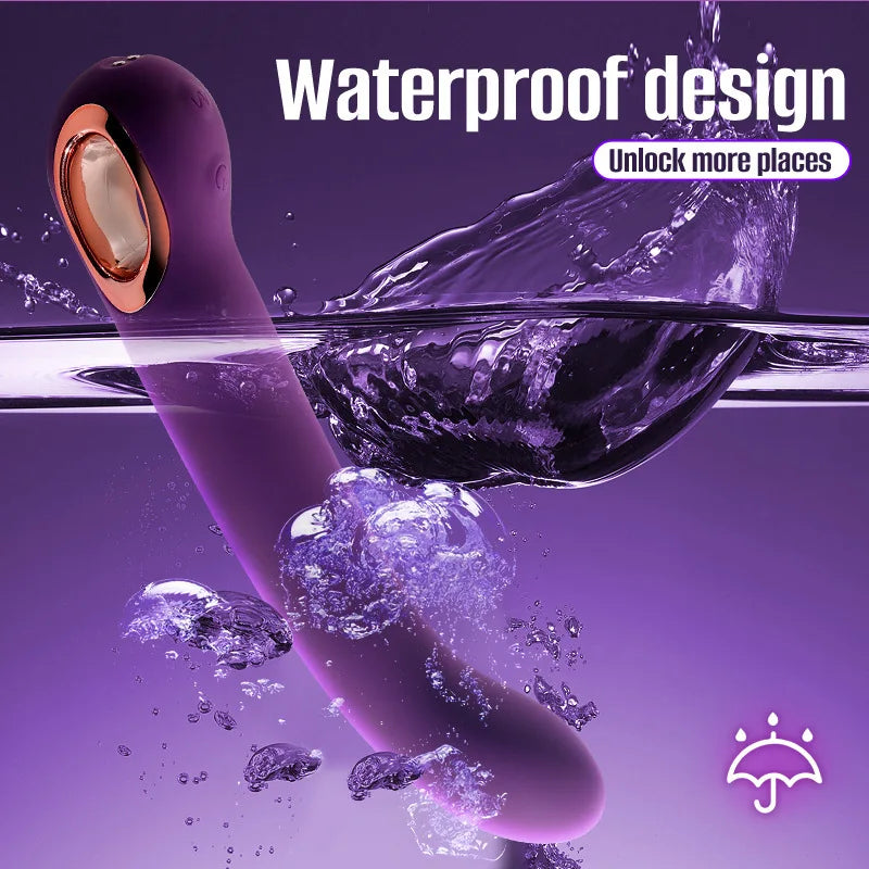 Consolador vibrador potente con vibración multifrecuencia, resistente al agua, estimula el punto G y el clítoris. Productos para adultos. Masajeadores vibratorios para mujeres.