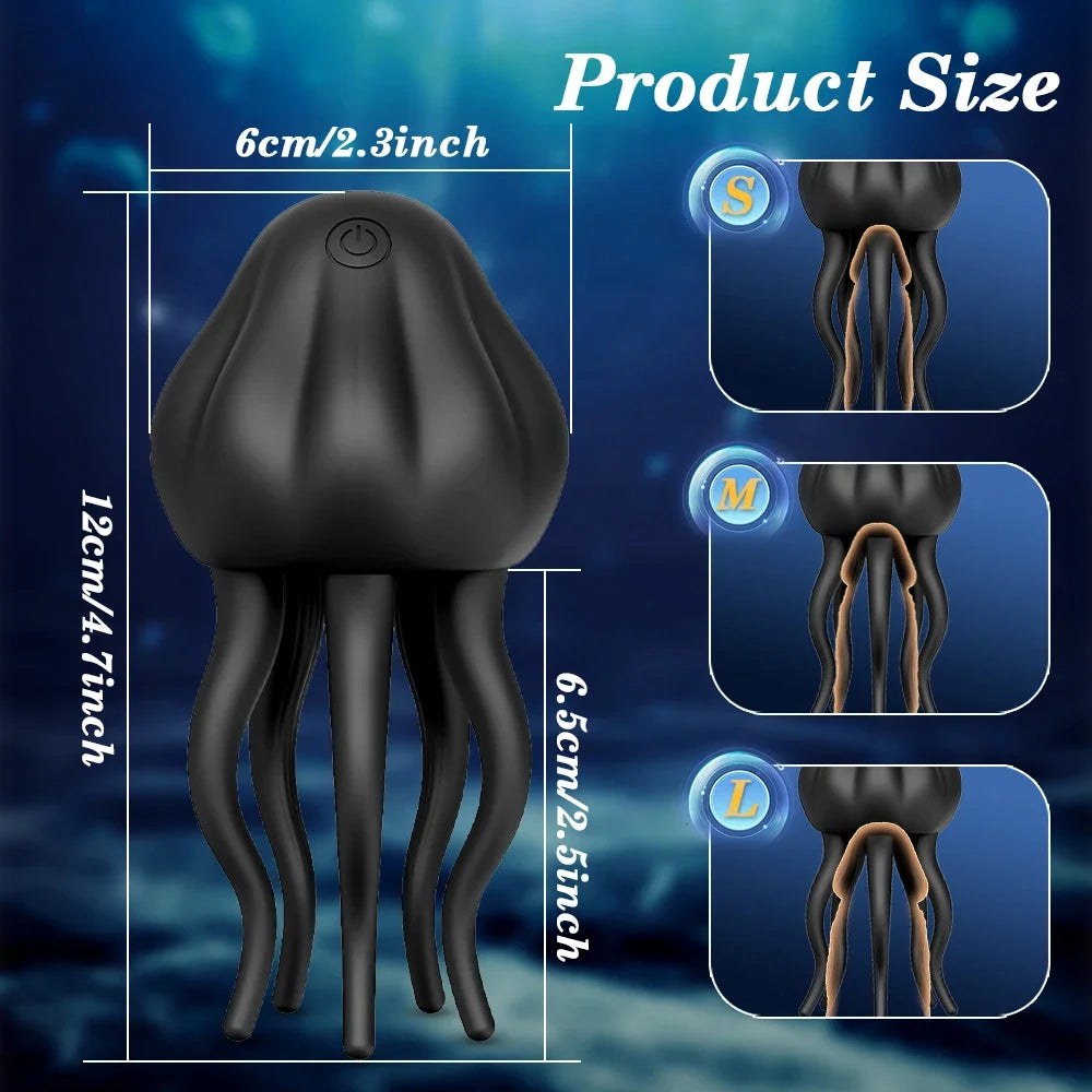 Masturbador masculino, juguetes sexuales para hombres, 10 potentes vibradores de entrenamiento de pene para hombres, masturbadores, juguetes sexuales, envoltura de entrenamiento 360