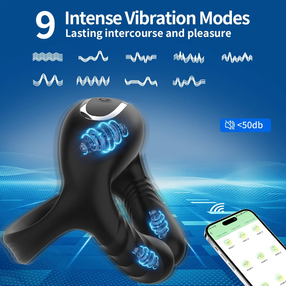 Vibrator Cockring Penisring Penisring an für Mann Verzögerung Ejakulation Sexspielzeug für Männer Paarringe Penisring Spielzeug für Erwachsene 18+