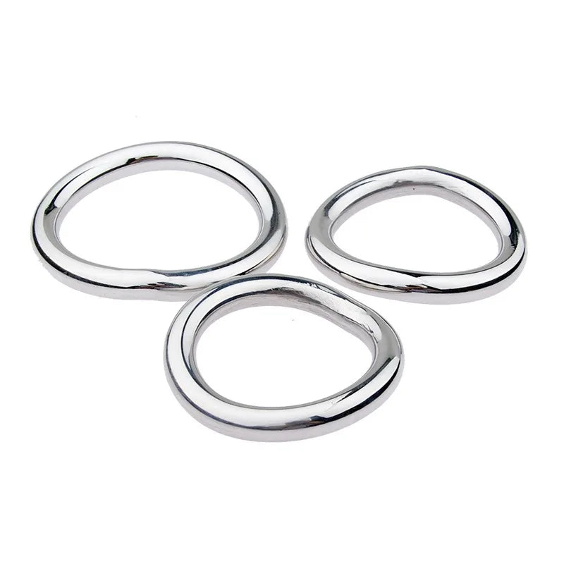 Sexspielzeug für Männer Verzögerung der Ejakulation Metall Hodensack Stretcher Erotik Penis Bondage Lock Cock Ring Edelstahl