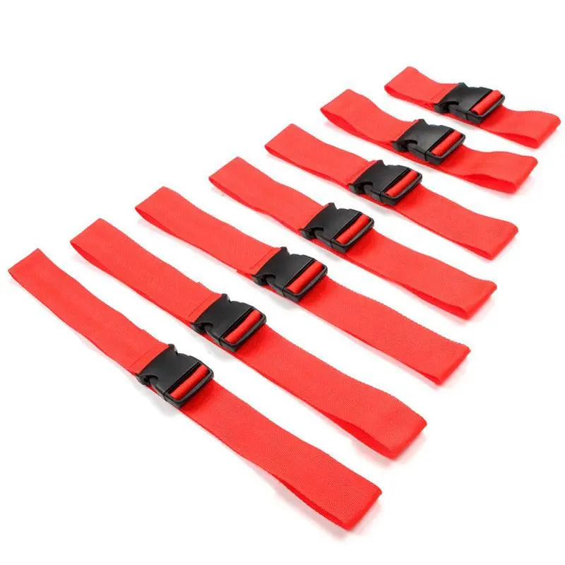 Esposas sexuales para ataduras de cama BDSM, esposas para tobillos, kit sexual sádico para esclavos SM, juego sexual para parejas, kit de herramientas para adultos mayores de 18 años, juguetes sexuales