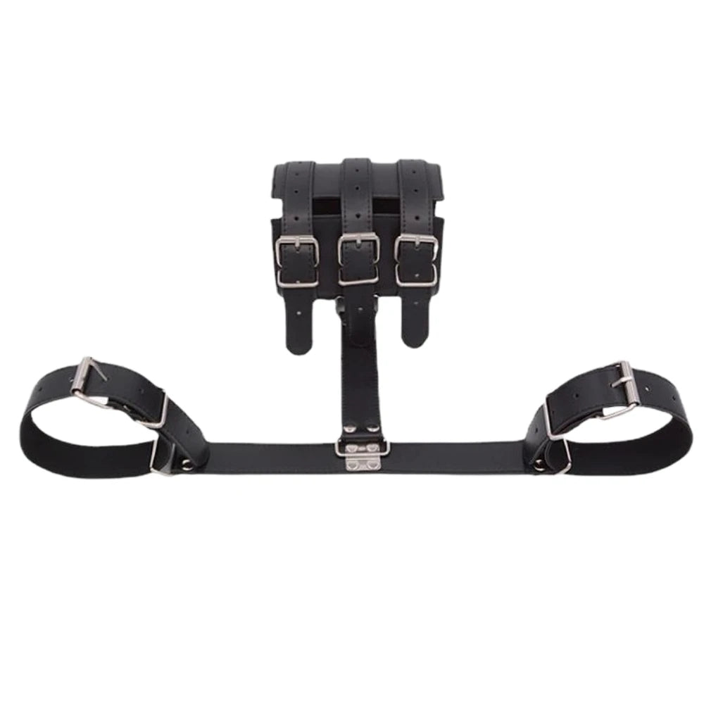 Esposas de cuero sintético para ataduras, productos para adultos, juegos sexuales, juguetes sexuales para mujeres y parejas.