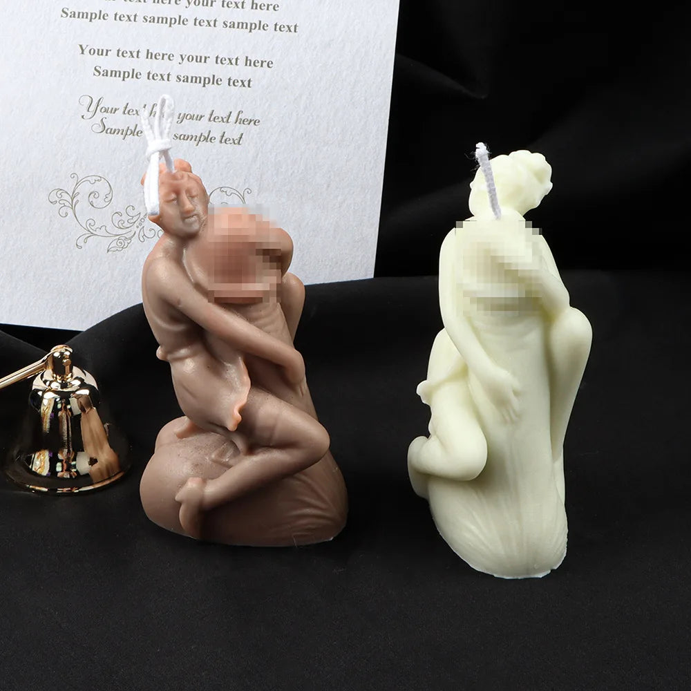 Erotic Dick Silicone Candle Mold for DIY Aromatherapy Candle Plaster Ornaments Soap Epoxy Resin Mould Handicrafts Making Tool