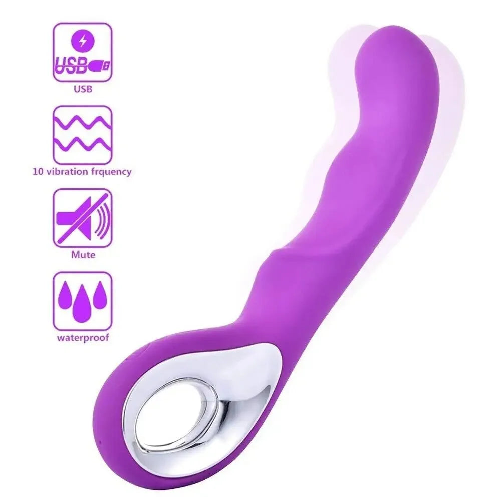 Doppelmotor-Vibrator, 10-Frequenz-Dildo, weiblicher Anal-Vagina-Klitoris-Masturbator, Erwachsene, Sexshop, vibrierendes Sexspielzeug für Frauen