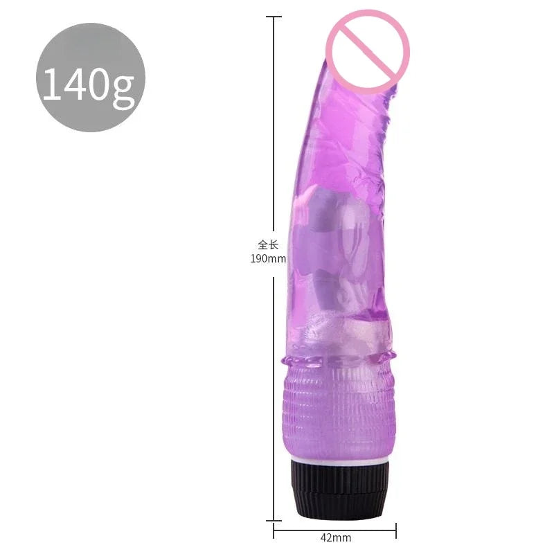 Vibradores para mujeres, producto sexual, vibrador, consolador, juguetes sexuales para mujeres, consolador realista, pene grande, suave, vibrador, masajeador de vagina.