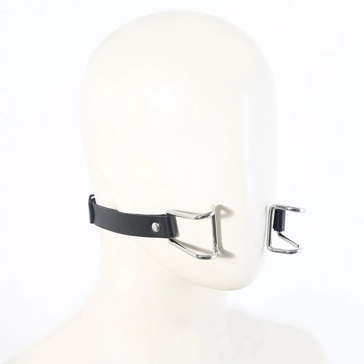 Mordaza de boca integrada de metal para sexo BDSM con gancho nasal ajustable, tapón de expansión, juguetes sexuales para parejas, juegos SM, juguetes para adultos