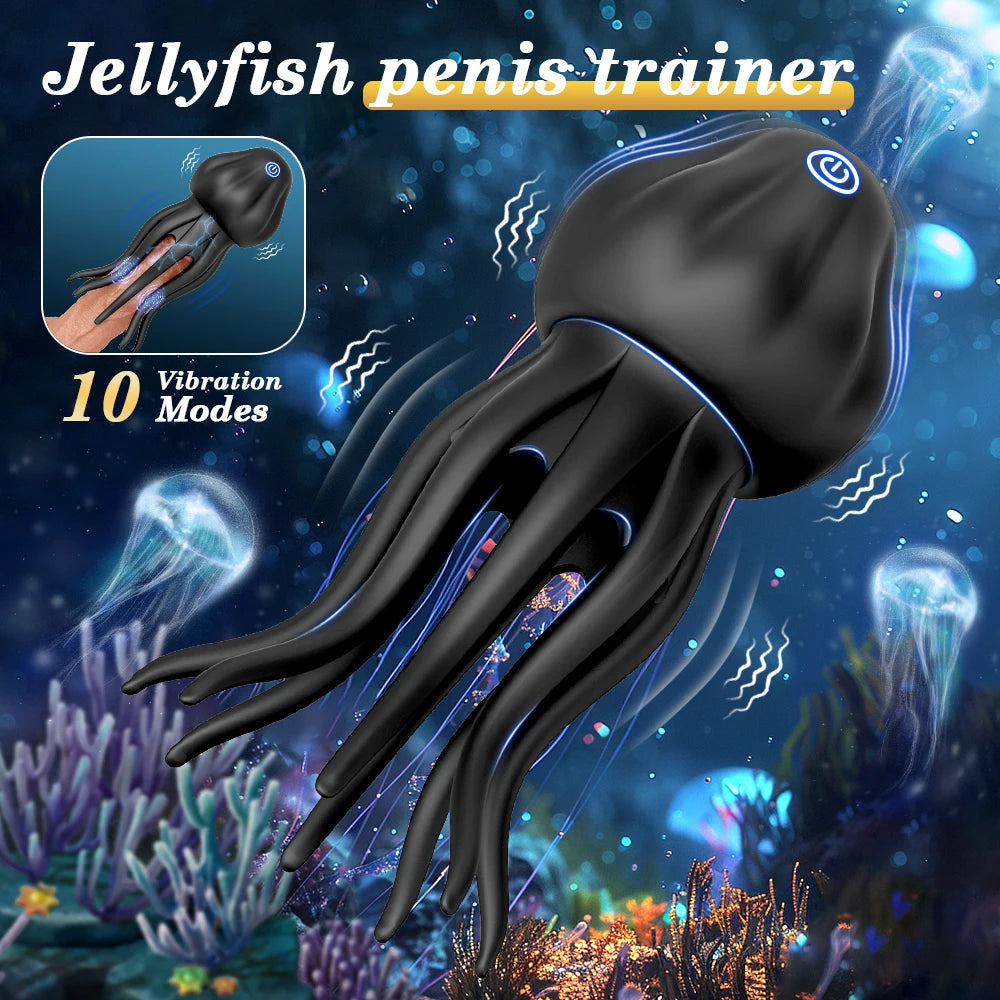 Masturbador masculino, juguetes sexuales para hombres, 10 potentes vibradores de entrenamiento de pene para hombres, masturbadores, juguetes sexuales, envoltura de entrenamiento 360