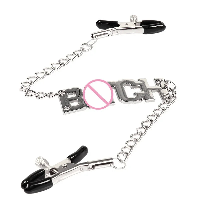 Pinzas para pezones BDSM, juguetes sexuales para mujeres, pinzas fetiche, accesorios exóticos, cosplay, bondage, productos para adultos, masaje de senos