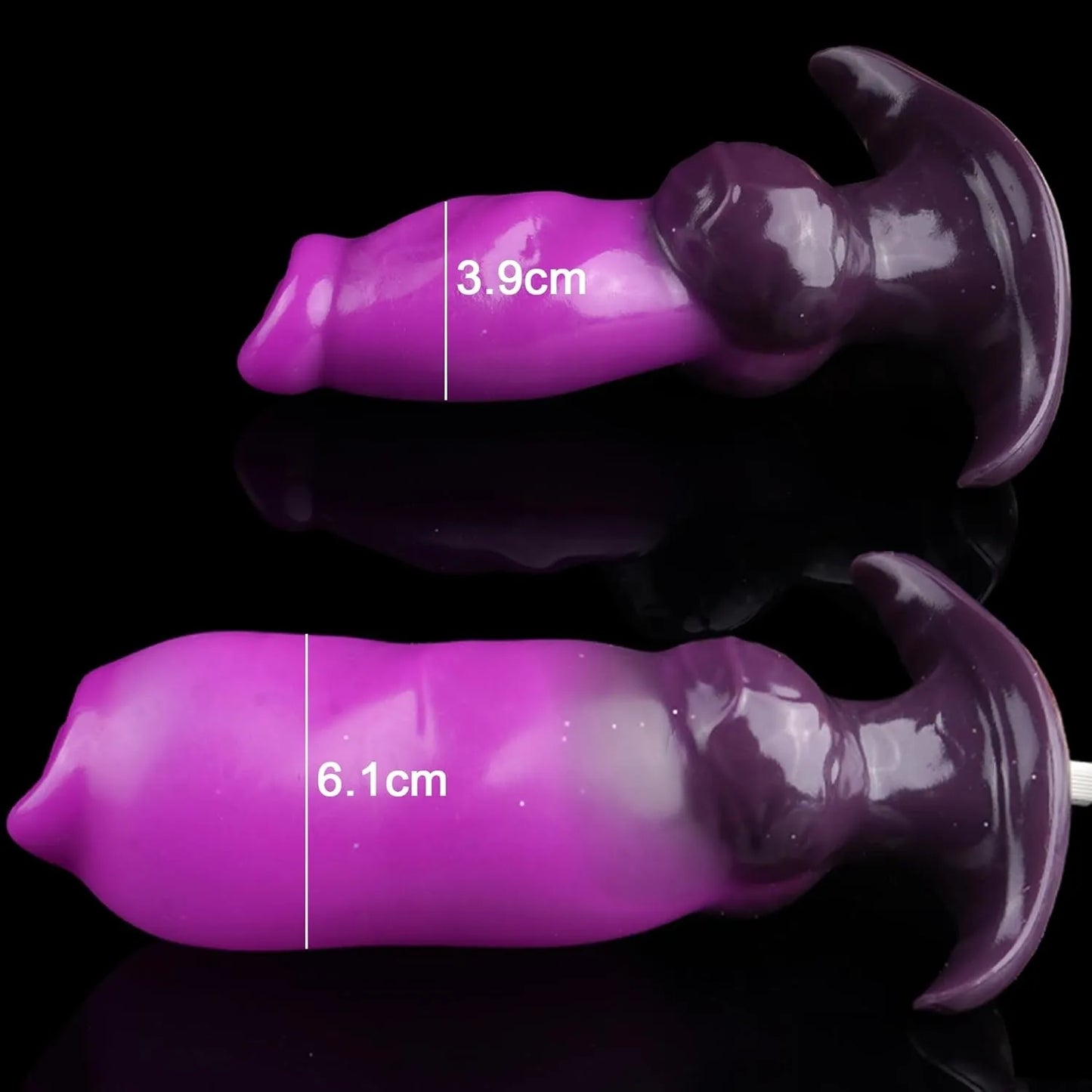 Consolador monstruo inflable con forma de pene y cola de animal, fantasía de perro, consoladores con nudo, tapón anal, fetiche, BDSM, juguetes sexuales para adultos para hombres y mujeres.