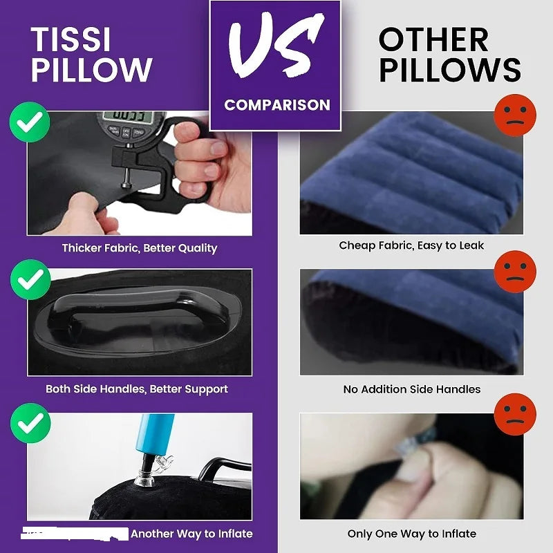 Large Sex Pillow Bdsm Sex Toys for Couples Bed Sexual Toys Sextoy Sextoys Tooys for Man Wedge Inflatable Couple Cushion Supplies