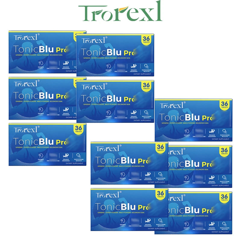 36–360 Pillen blaue Tabletten Gesundheitsprodukt Männer Power, klinisch erprobte Formel