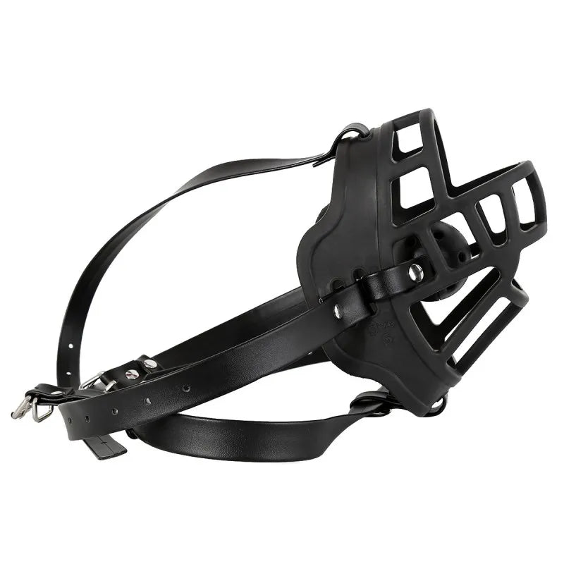 BDSM-Gesichtsmaske aus hohlem Netzgewebe mit offenem Mund und Ballknebel für Fetisch-Sklaven für Paare, Spiele für Erwachsene, Bondage-Fesseln, Cosplay-Sexspielzeug