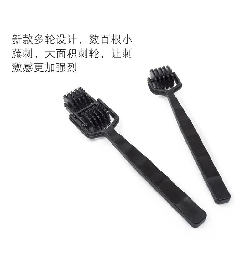 BDSM Slave Fetisch Spiele für Erwachsene Körper Nippel Schamlippen Massage Stimulator Sexspielzeug für Paare Pin Wheel Gear Roller Erotische Flirt-Tools