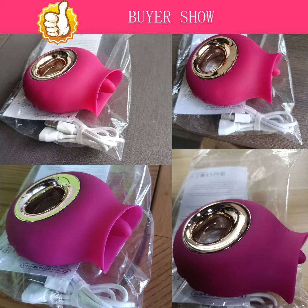 9 modos de vibración, masajeador para lamer pezones, vagina y orgasmos, juguete sexual estimulante, masturbador para mujeres.