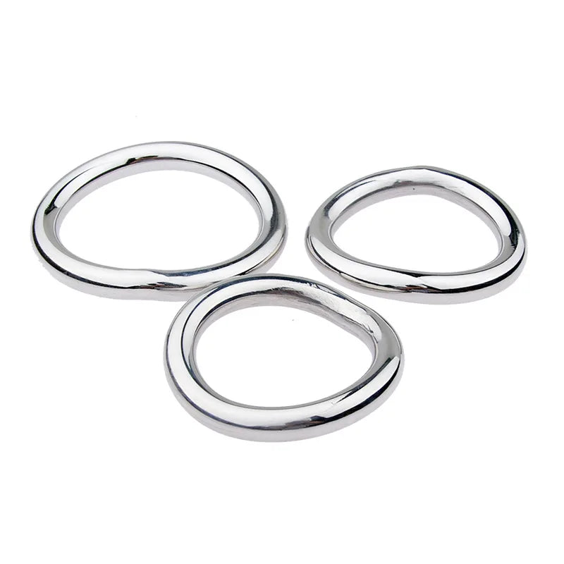 Sexspielzeug für Männer Verzögerung der Ejakulation Metall Hodensack Stretcher Erotik Penis Bondage Lock Cock Ring Edelstahl