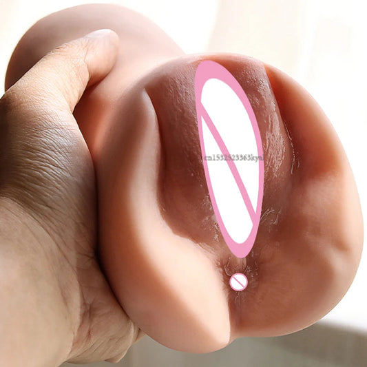 Juguetes sexuales para hombres, masturbadores masculinos de vagina real, juguetes sexuales de silicona, producto para adultos, masturbador realista 3D.