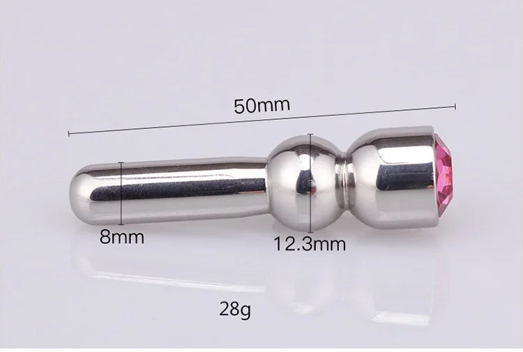 Erwachsene Sexspielzeug für Männer Penis Plug Dehnung Männliche Privatgüter Glatter Kopf Edelstahlkatheter Harnröhrengeräusche Dilatatoren