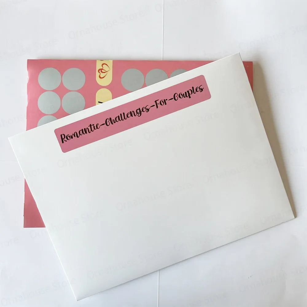 ¡Desafío de intimidad para parejas, edición avanzada! ¡104 carteles íntimos sorpresa para rascar para parejas!