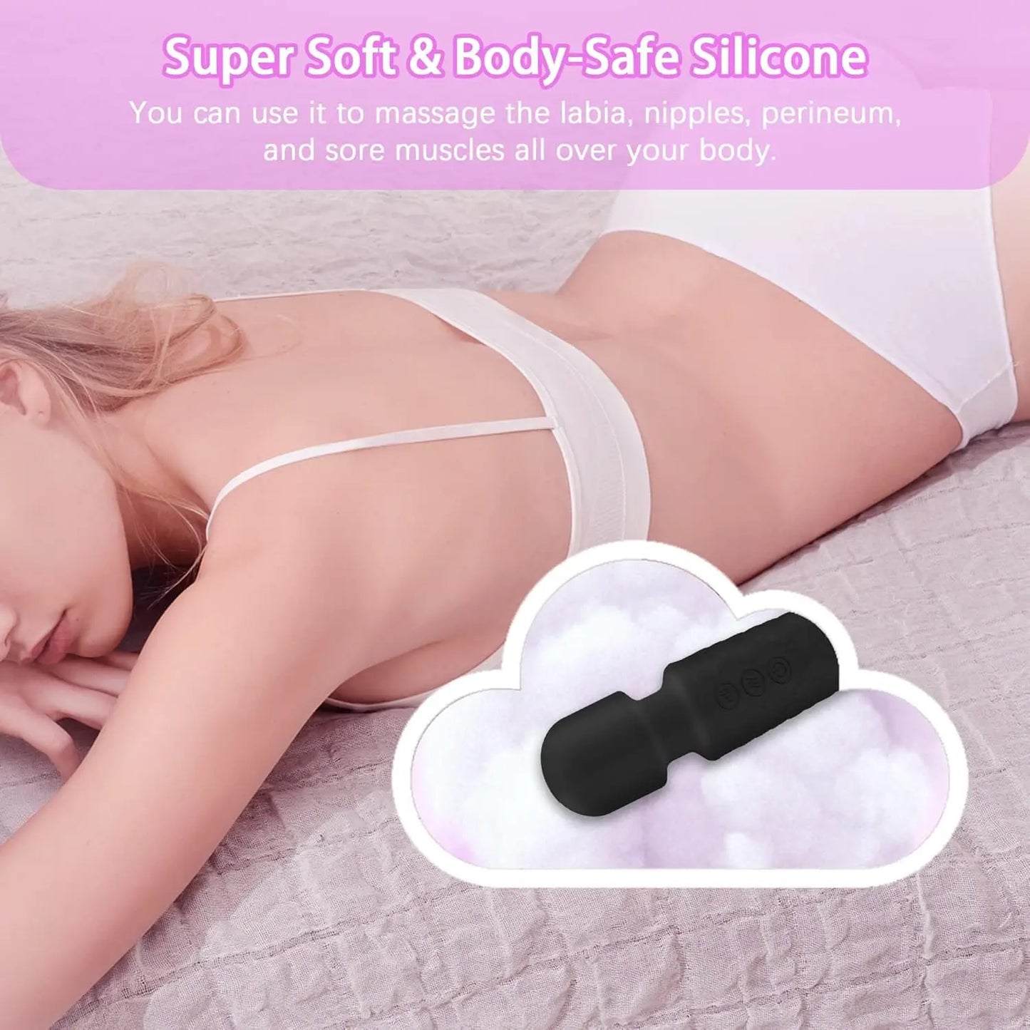20 Speeds AV Vibrator Powerful Handheld Wand Massager Anal Dildo G spot Clit Stimulator Female Masturbation Sex Toys  for Women