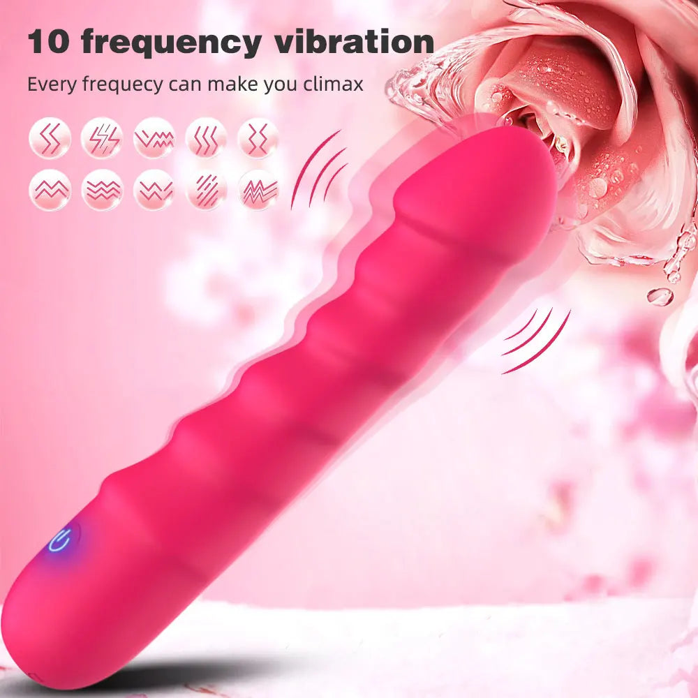 10 Modi Dildo Vibrator Starker Motor G-Punkt Klitoris Stimulator Vagina Massage Weiblicher Masturbator Erwachsene Sexspielzeug Für Frau Mann