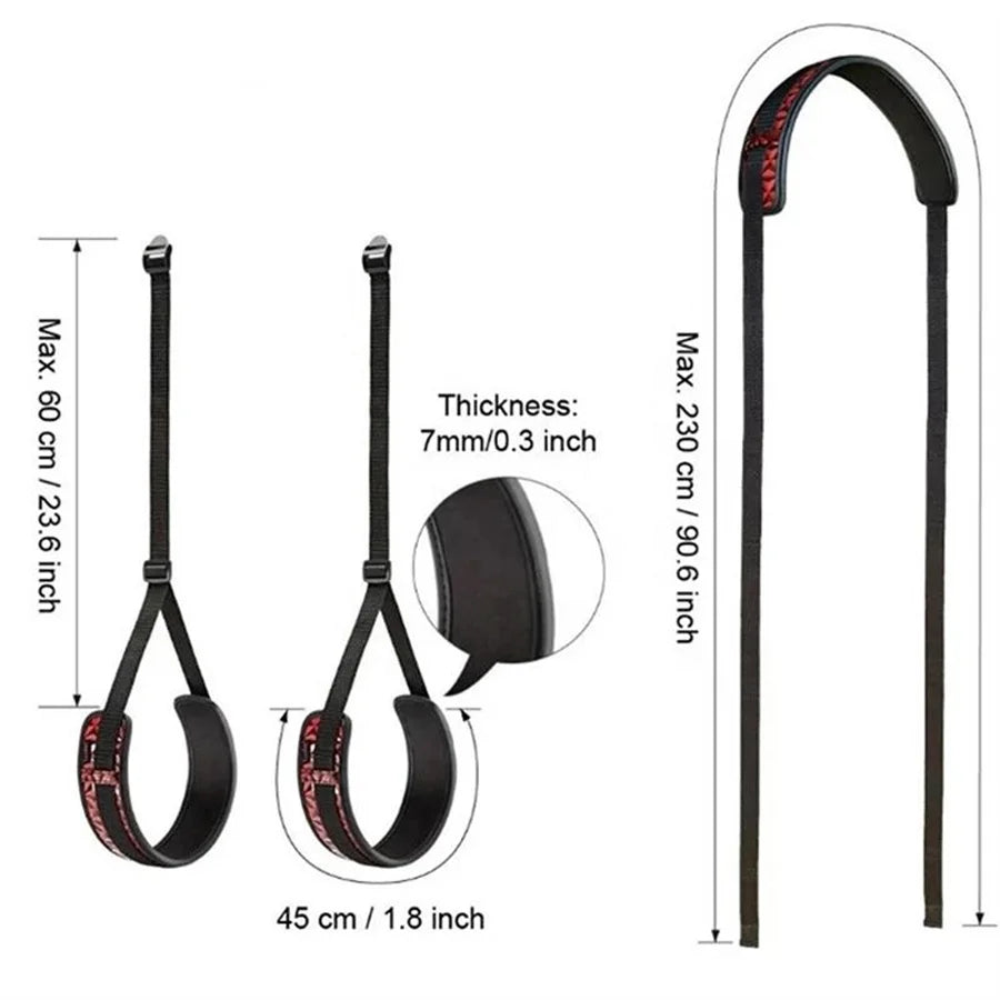 Sexspielzeug Werkzeuge Sexspielzeug für Paare Selbstverbandgürtel BDSM-Sets Sexschaukel Bondage Beinspreizer Fetischseil SM Sklave