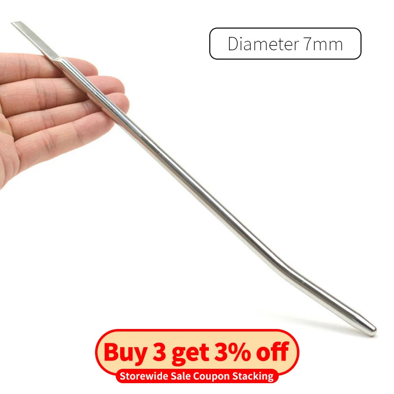 Erwachsene Sexspielzeug für Männer Penis Plug Dehnung Männliche Privatgüter Glatter Kopf Edelstahlkatheter Harnröhrengeräusche Dilatatoren