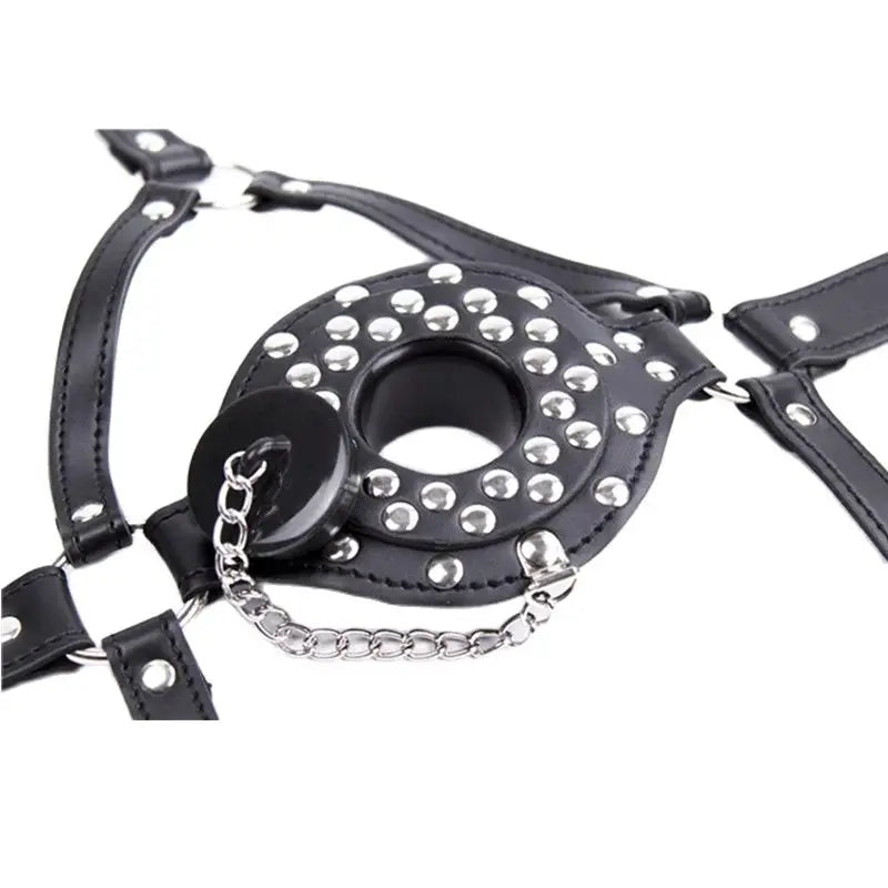 Mordazas de bola transpirables BDSM con junta tórica, mordaza bucal, bola fetiche para mujeres y hombres, de cuero, fijación oral, coqueteo, rol de cosplay, juguetes sexuales