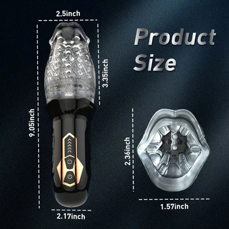 Juguetes sexuales para hombres, máquina automática eléctrica con pistón giratorio, masturbador masculino, copa, consolador vaginal, vibrador oral real.