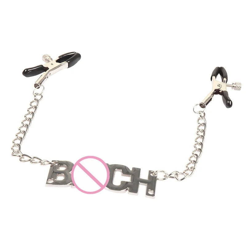 Pinzas para pezones BDSM, juguetes sexuales para mujeres, pinzas fetiche, accesorios exóticos, cosplay, bondage, productos para adultos, masaje de senos