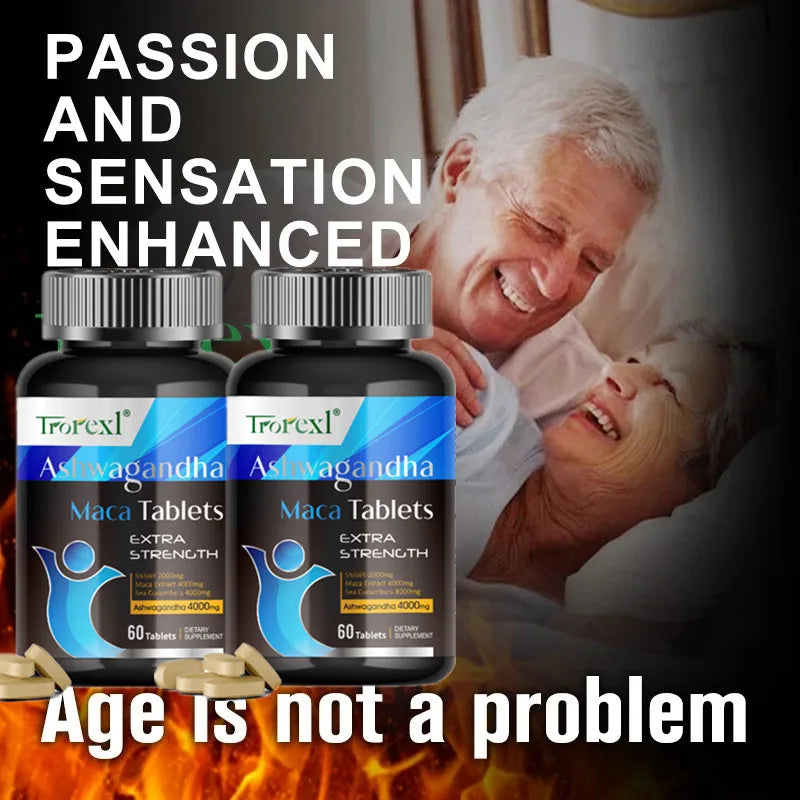 Suplemento para la mejora masculina, energizante para la salud reproductiva, pastillas para el aumento de masa muscular masculina, tabletas para la resistencia.