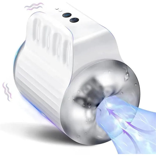 Sexspielzeug für Männer Männliche Masturbation realistische Vagina, rotierendes Muster der Penisstimulation Oralsexmaschine Sexspielzeug für Erwachsene