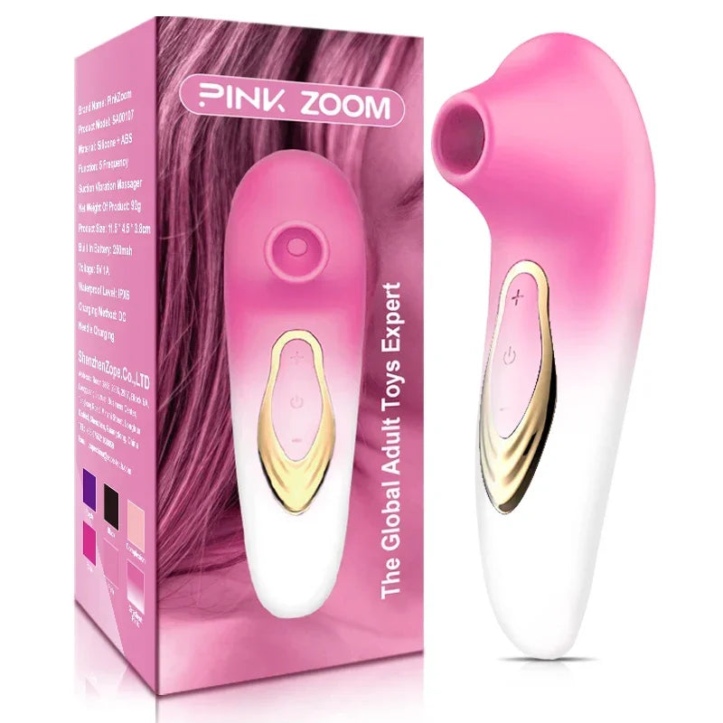 Sucking Vibrator Powerful Nipple Clit Sucker Vagina for Women Clitoris Vacuum Stimulator Female Masturbator Sex Toy for Adults