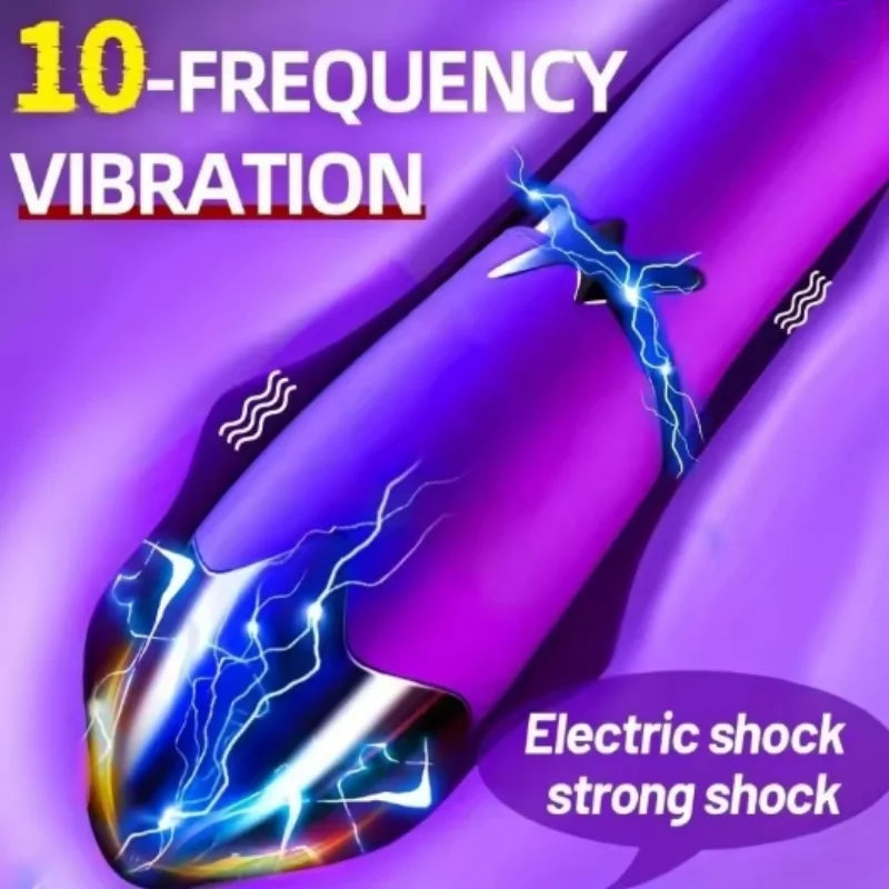 10-Frequenz-Vibrator stimuliert G-Punkt, Klitoris, Massagegerät, Anal- und Vaginalvibrator, weibliches Sexspielzeug