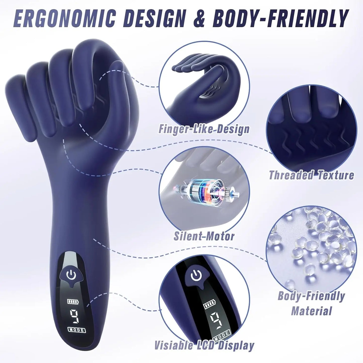 Adult Toys Sex Glans Trainer Penis Massage Male Masturbator Vibrating Glans Vibrator Sex Toys for Men Lasting Delay Endurance