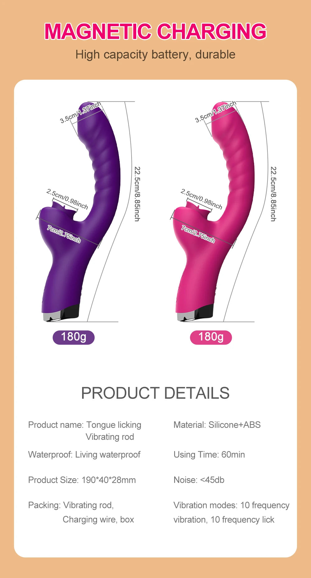 Vibrador para lamer la lengua 2 en 1, juguetes sexuales para mujeres adultas, consoladores, vibradores, estimulador de clítoris con 20 velocidades, producto sexual.